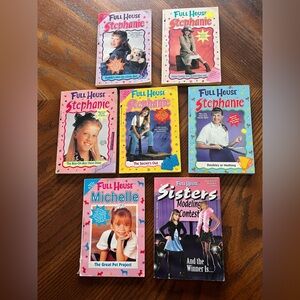 Full House kids chapter books | set of 7 featuring Stephanie and Michelle